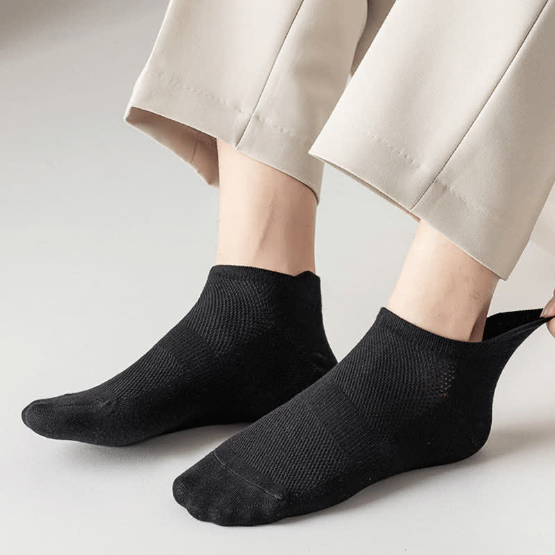 Plus Size Lift Ear Breathable Ankle Socks(5 Pairs)