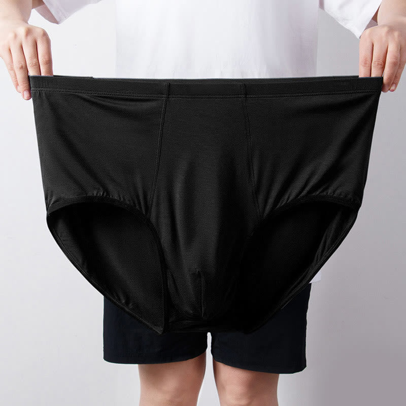 Plus Size High-Waisted Hip Briefs(1 Pair)