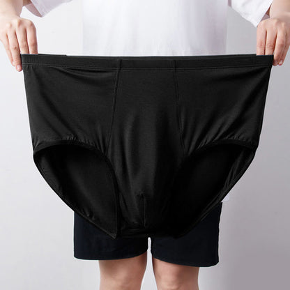 Plus Size High-Waisted Hip Briefs(1 Pair)