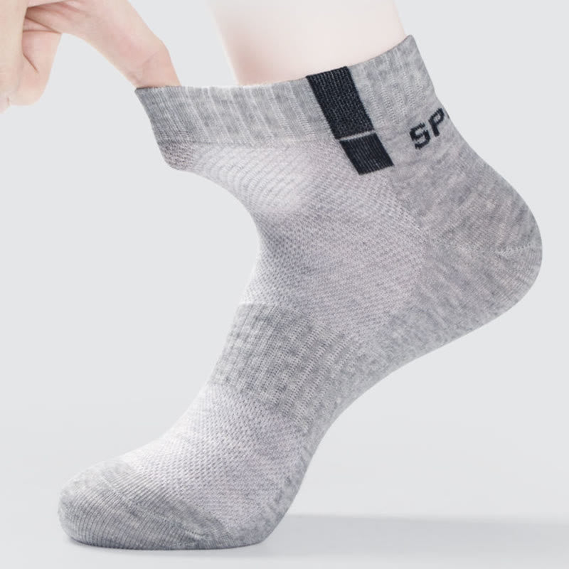 Plus Size Mesh Breathable Ankle Socks(5 Pairs)