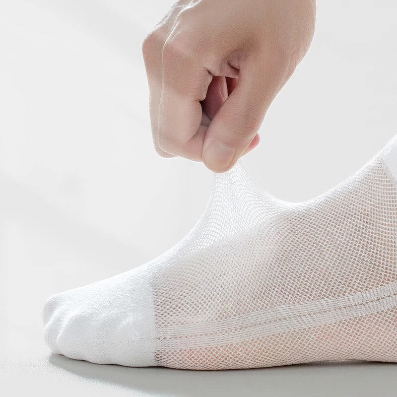 Plus Size Mesh Breathable Ankle Socks(7 Pairs)