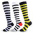 Plusock Colorful Striped Compression Socks(3 Pairs)