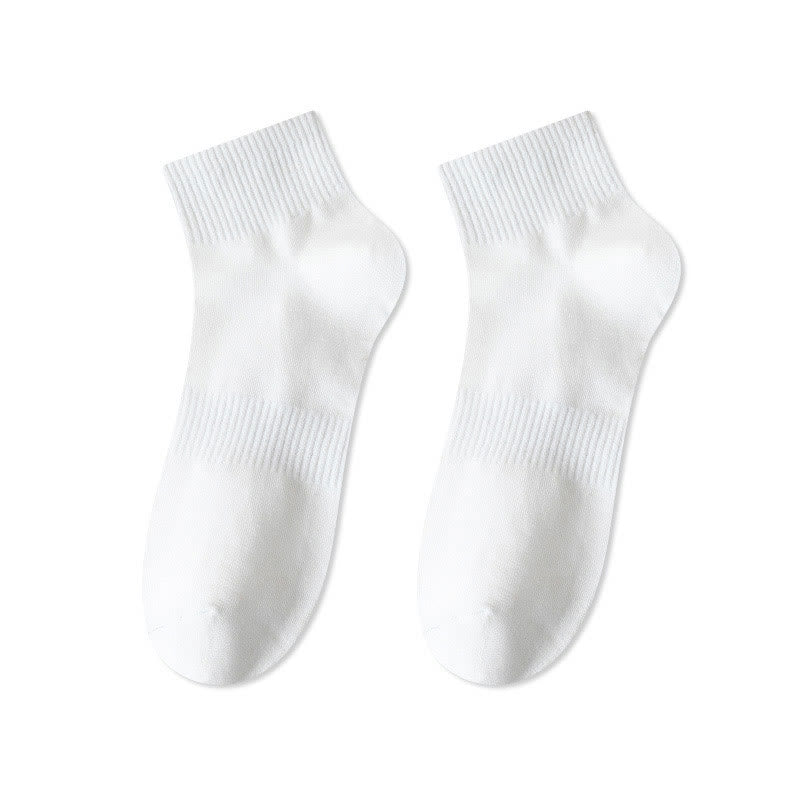 Plus Size Breathable Soft Cotton Quarter Socks(7 Pairs)