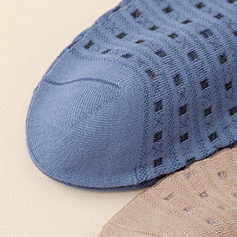 Plus Size Hollow Mesh Ankle Socks(7 Pairs)
