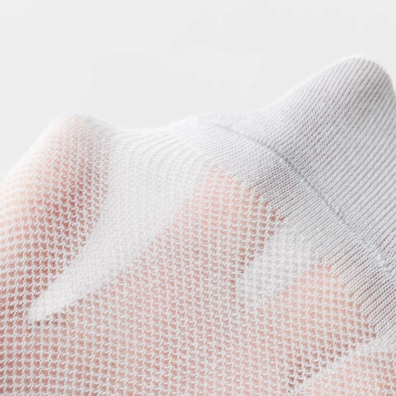 Plus Size Mesh Breathable Ankle Socks(7 Pairs)