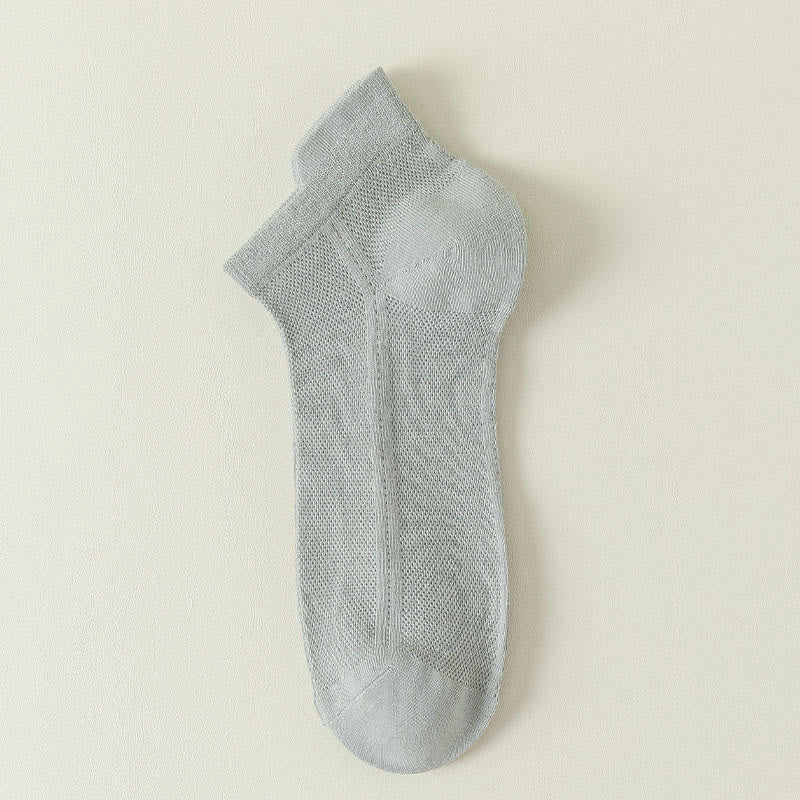 Plus Size Mesh Breathable Ankle Socks(7 Pairs)