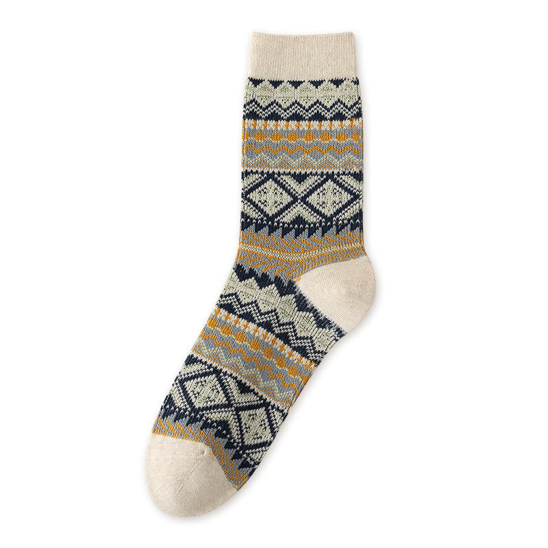 Plus Size Retro Breathable Quarter Socks(3 Pairs)
