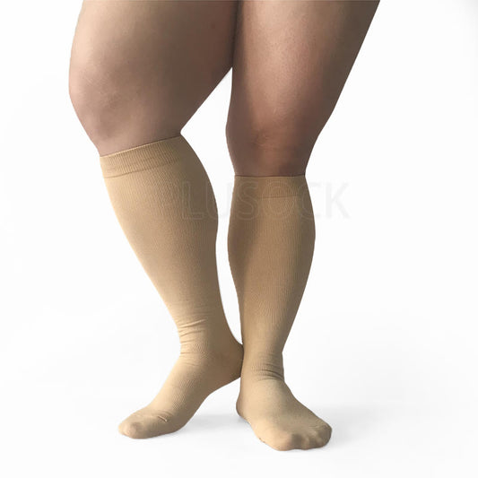 2XL-7XL Skin Plus Size Compression Socks(15-20mmHg)