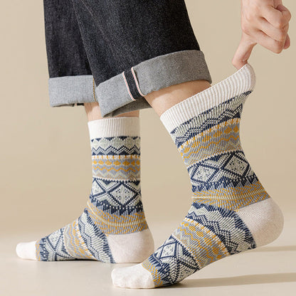 Plus Size Retro Breathable Quarter Socks(3 Pairs)