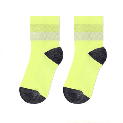 Candy Color Breathable Quarter Socks