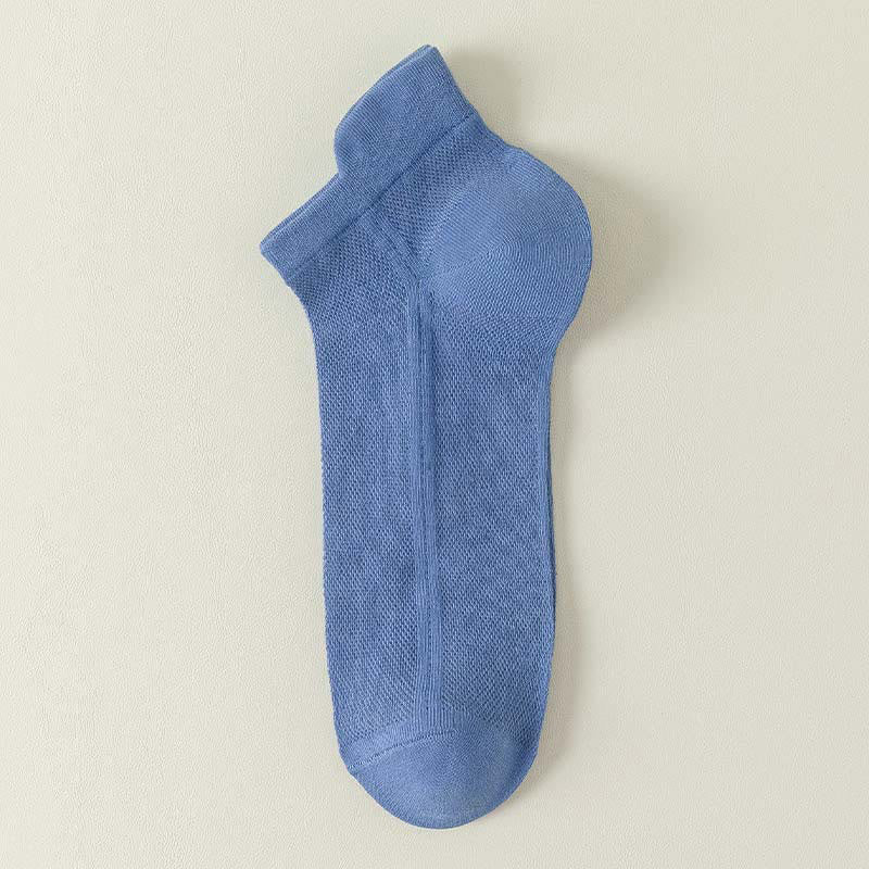 Plus Size Mesh Breathable Ankle Socks(7 Pairs)