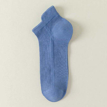 Plus Size Mesh Breathable Ankle Socks(7 Pairs)