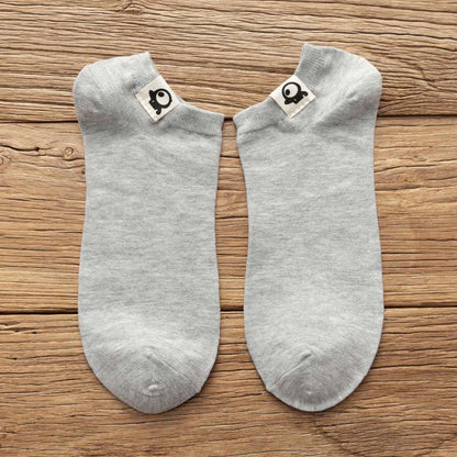 Plus Size Funny Pattern Cotton Socks(3 Pairs)