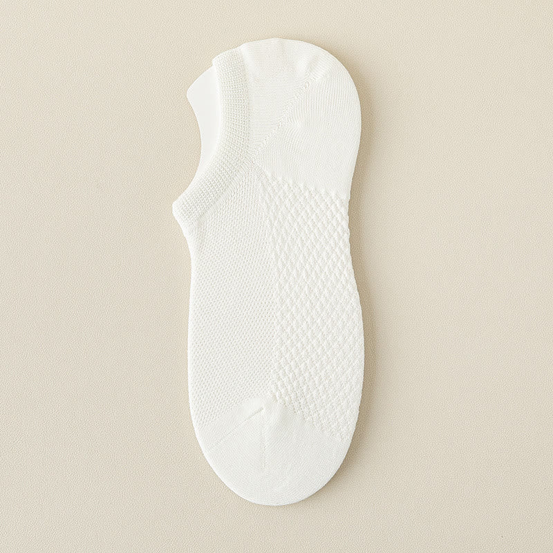 Plus Size Mesh Massage No Show Socks(5 Pairs)