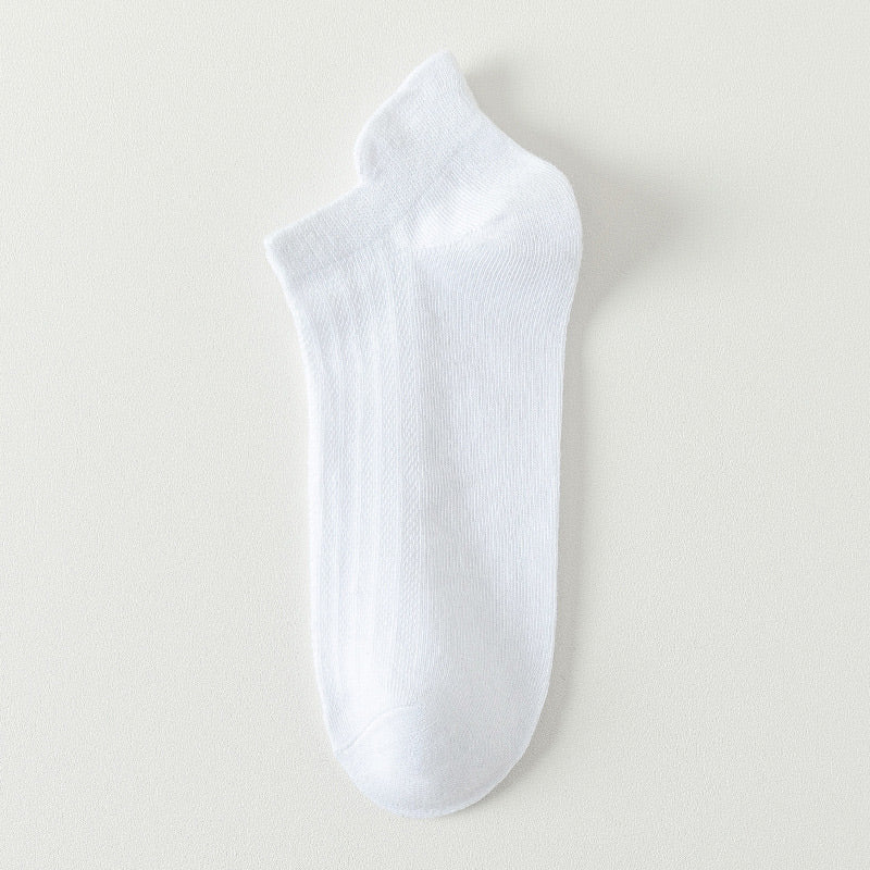 Plus Size Mesh Breathable Ankle Socks(10 Pairs)
