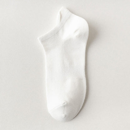 Plus Size Lift Ear Breathable Ankle Socks(5 Pairs)