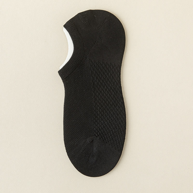 Plus Size Mesh Massage No Show Socks(5 Pairs)