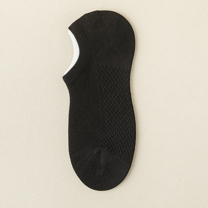 Plus Size Mesh Massage No Show Socks(5 Pairs)