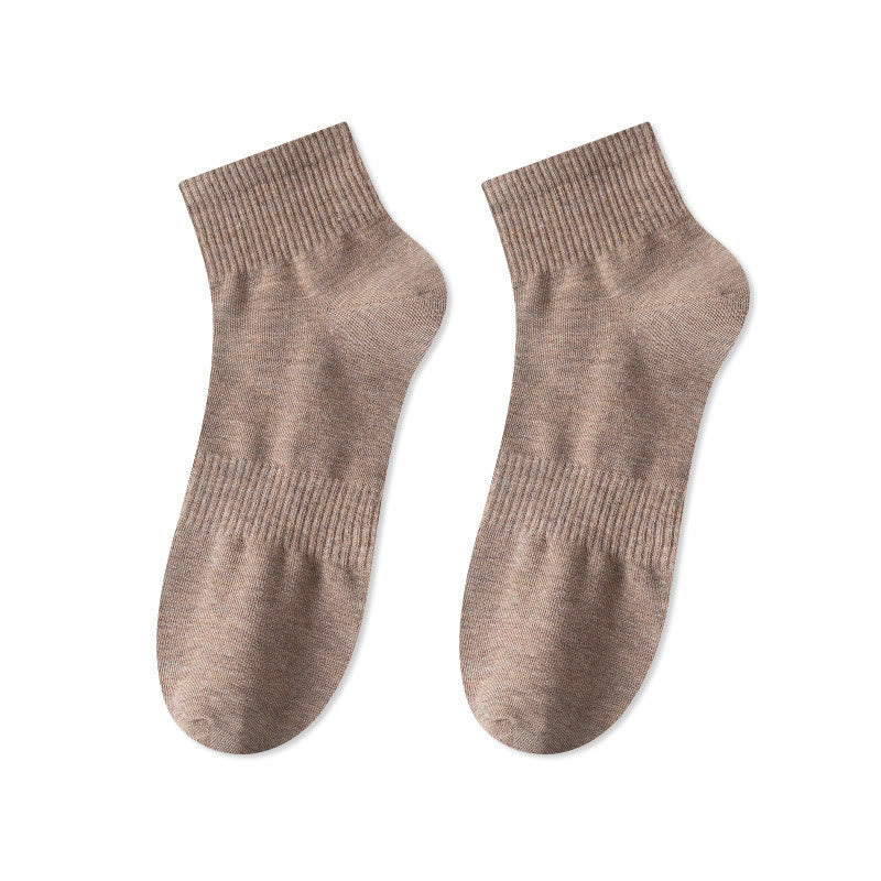 Plus Size Breathable Soft Cotton Quarter Socks(7 Pairs)