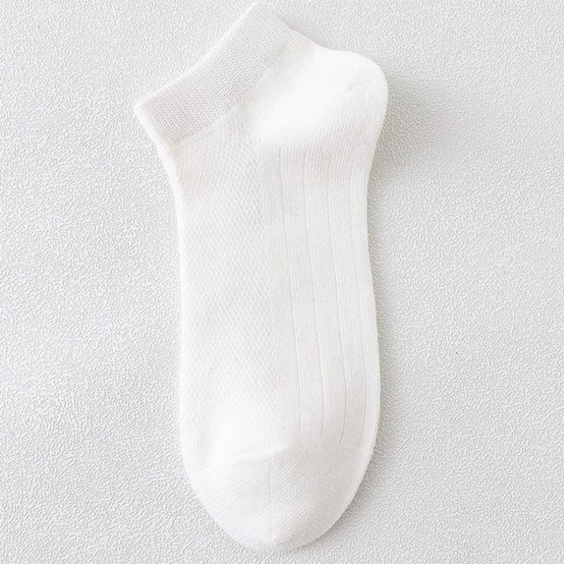 Plus Size Athletic Mesh Ankle Socks(12 Pairs)
