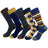Plusock Fashion Plaid Crew Socks(5 Pairs)