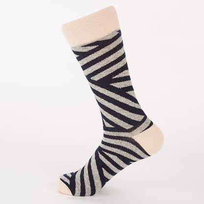 Plusock Plus Size Blue Oyster Crew Socks(5 Pairs)