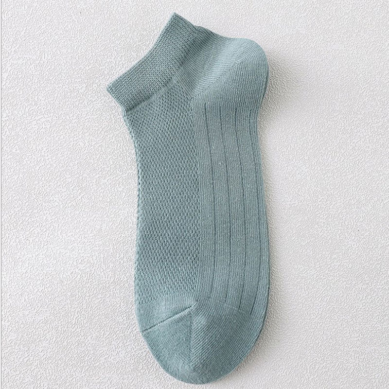 Plus Size Athletic Mesh Ankle Socks(12 Pairs)