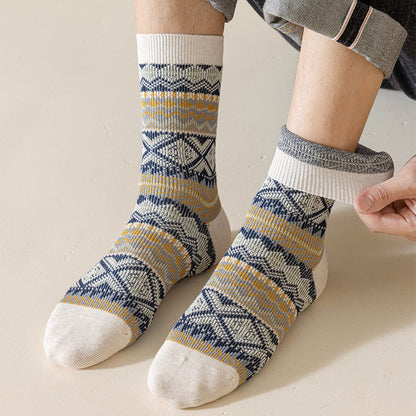 Plus Size Retro Breathable Quarter Socks(3 Pairs)