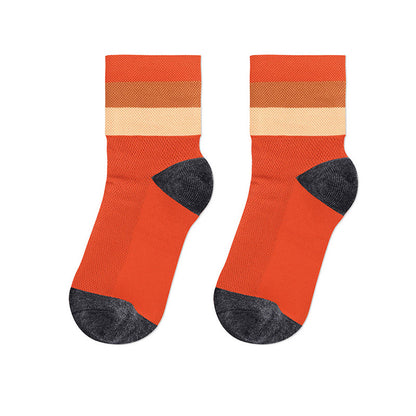 Candy Color Breathable Quarter Socks