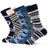 Plusock Blue Oyster Crew Socks(5 Pairs)