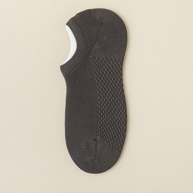 Plus Size Mesh Massage No Show Socks(5 Pairs)