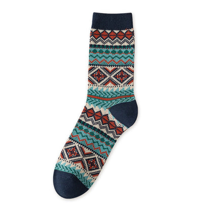 Plus Size Retro Breathable Quarter Socks(3 Pairs)