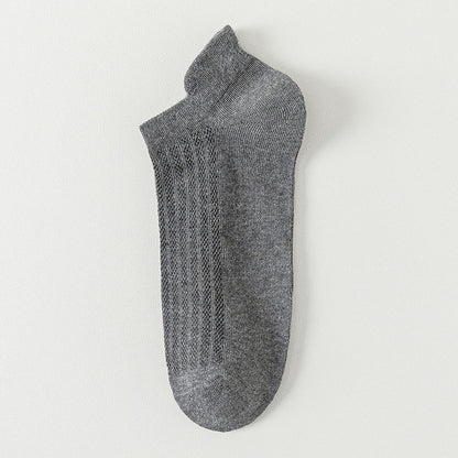 Plus Size Mesh Breathable Ankle Socks(10 Pairs)