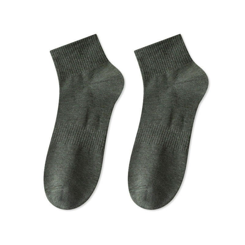 Plus Size Breathable Soft Cotton Quarter Socks(7 Pairs)