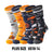 Plusock Halloween Pumpkin Cotton Crew Socks(5 Pairs)