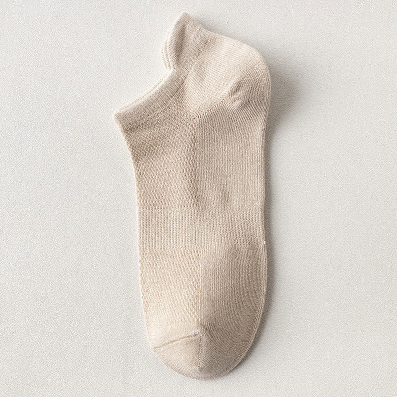 Plus Size Lift Ear Breathable Ankle Socks(5 Pairs)