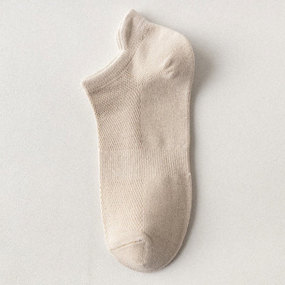 Plus Size Lift Ear Breathable Ankle Socks(5 Pairs)