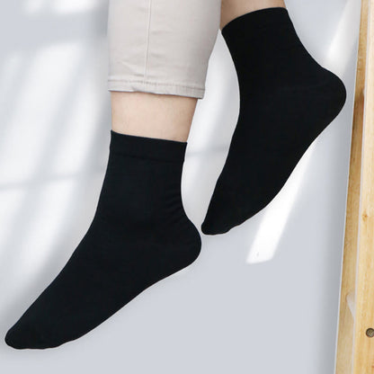 Plus Size Cotton Thick Quarter Socks(3 Pairs)