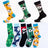 Plusock Cute Panda Crew Socks(5 Pairs)