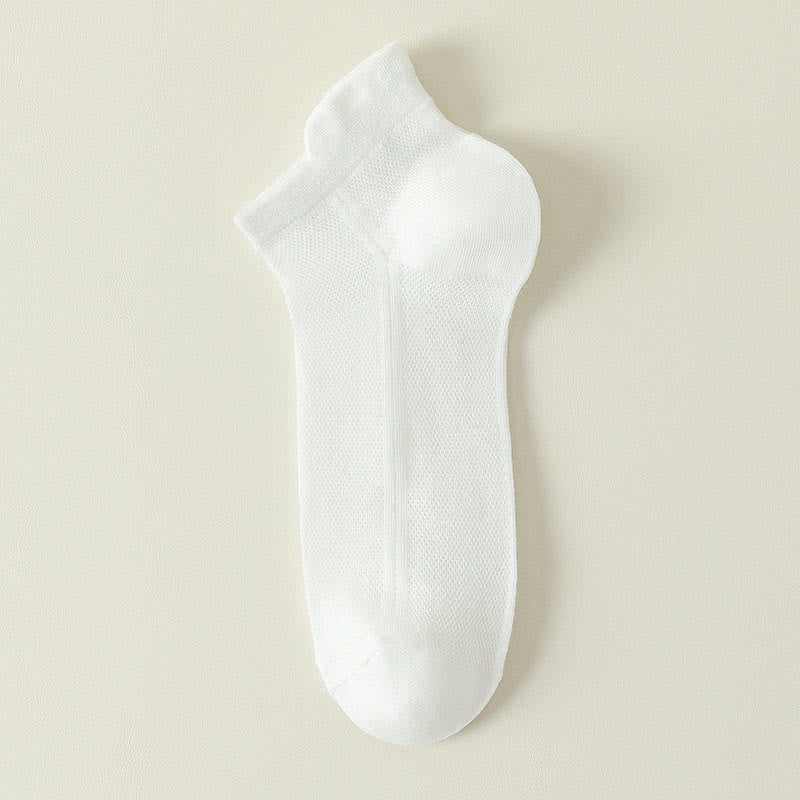 Plus Size Mesh Breathable Ankle Socks(7 Pairs)
