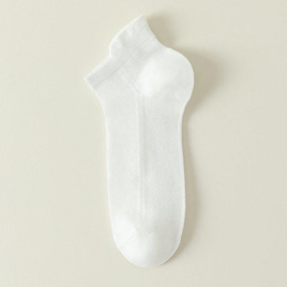 Plus Size Mesh Breathable Ankle Socks(7 Pairs)