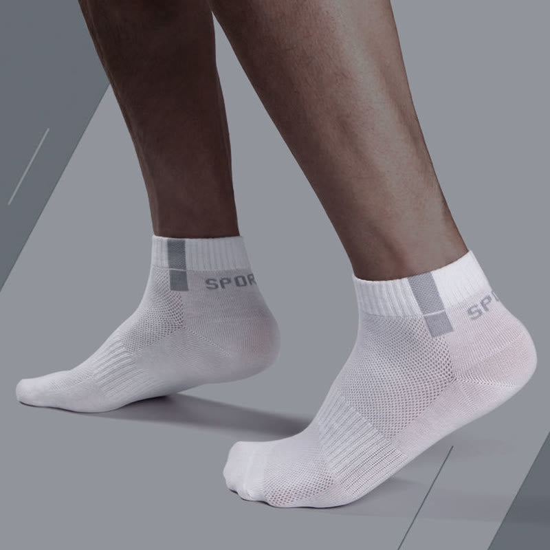 Plus Size Mesh Breathable Ankle Socks(5 Pairs)