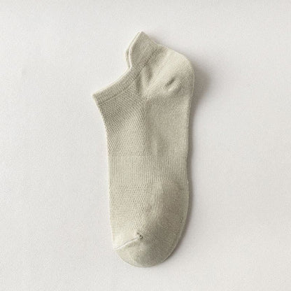 Plus Size Lift Ear Breathable Ankle Socks(5 Pairs)