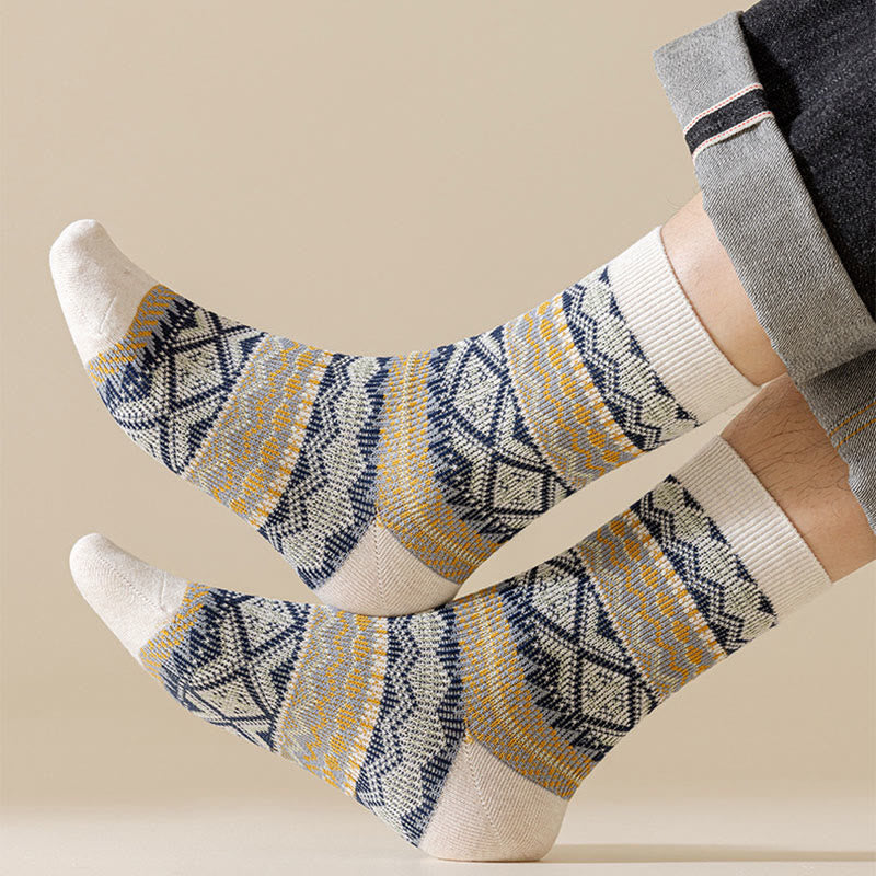 Plus Size Retro Breathable Quarter Socks(3 Pairs)