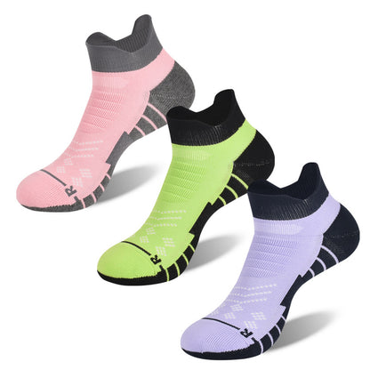 Plus Size Mixed Color Ankle Socks(3 Pairs)