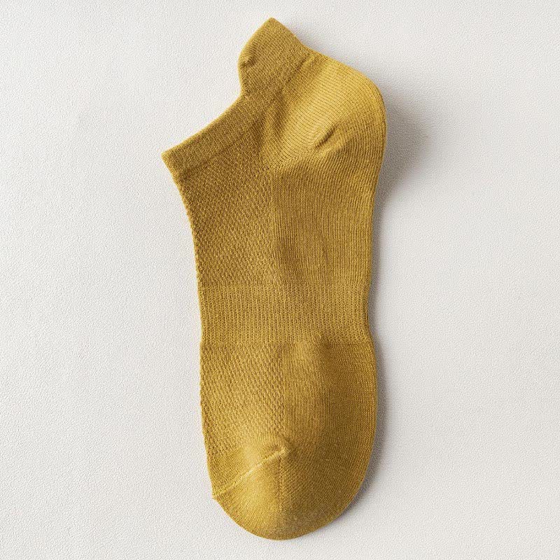 Plus Size Lift Ear Breathable Ankle Socks(5 Pairs)
