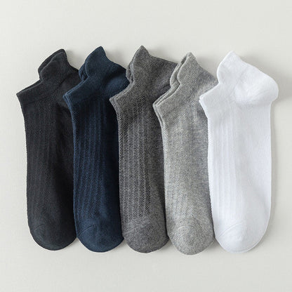 Plus Size Mesh Breathable Ankle Socks(10 Pairs)