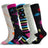 Plusock Gray Ribbon Heart Compression Socks(5 Pairs)