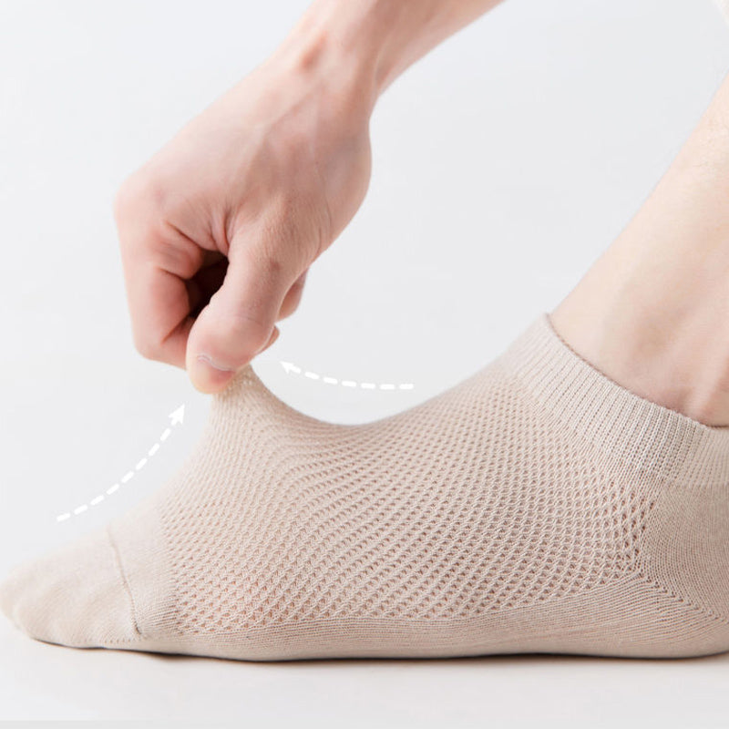 Plus Size Athletic Mesh Ankle Socks(12 Pairs)