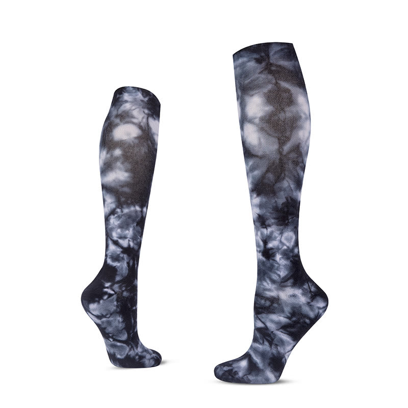 Tie Dye Sport Knee High Compression Socks